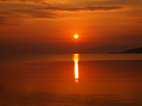 0015宍道湖の夕日